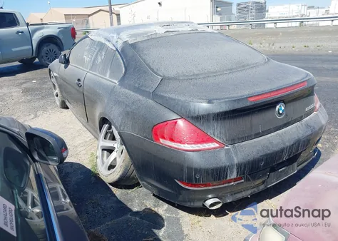 2008 BMW 650I z USA, uszkodzony, nr VIN WBAEA53598CV91461